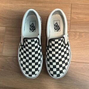Vans Checkered Slip Ons